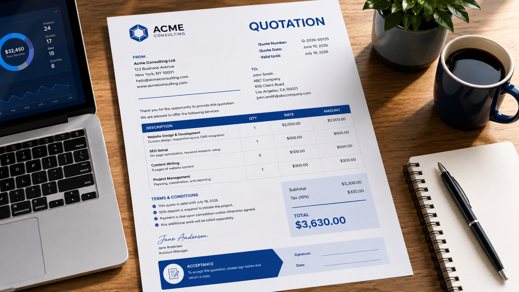 How to Write a Professional Quote for a Client (With Examples)